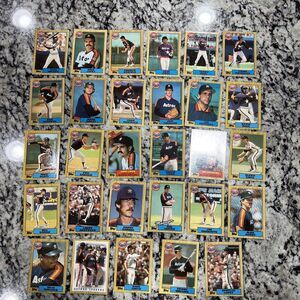 Houston Astros 1987 Topps Tiffany Cards Lot 29 Total‎ - Set Break